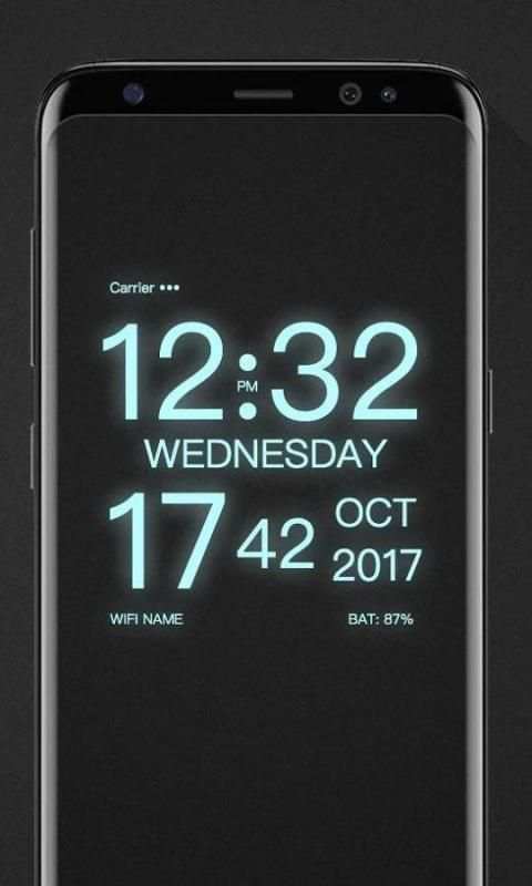 WP Clock - Digital Clock Wallpaper скриншот 6
