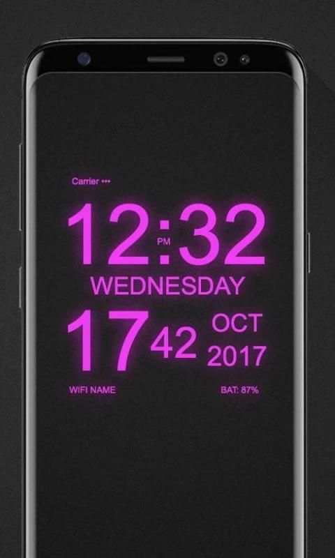 WP Clock - Digital Clock Wallpaper screenshot 3