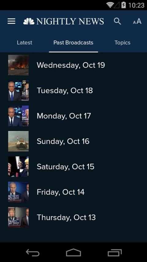 NBC Nightly News 3 تصوير الشاشة