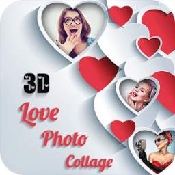 3D Love Photo collage