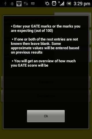 GATE score calculator screenshot 6