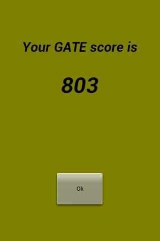 GATE score calculator screenshot 4