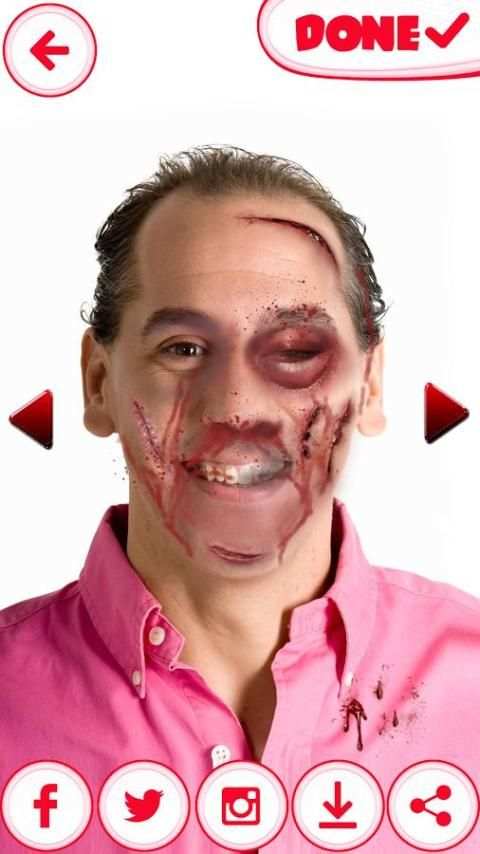 Bruised Face - Fake Injury Photo Editor screenshot 3