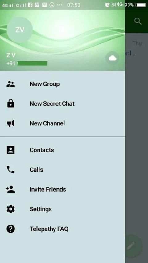 Telepathy Messenger screenshot 2