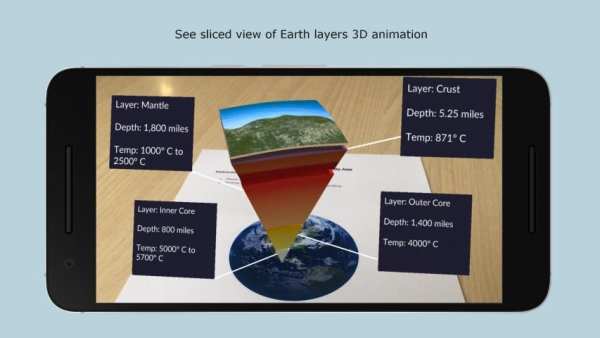 Earth - Augmented Reality скриншот 1