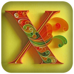 Glamorous Letters Wallpaper आइकन