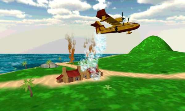 Airplane Firefighter 3D 3 تصوير الشاشة