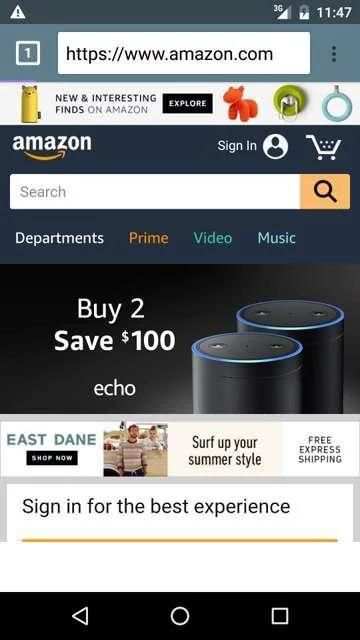 SilverMob US Browser screenshot 2