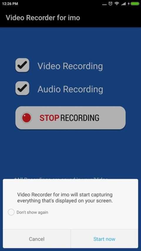New imo Video Recorder скриншот 2