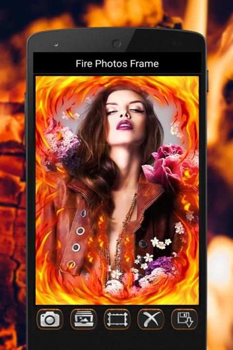 Fire Photos Frame screenshot 4