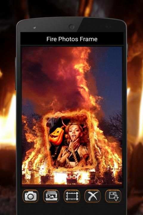 Fire Photos Frame screenshot 5