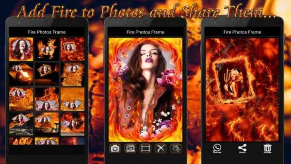 Fire Photos Frame screenshot 8