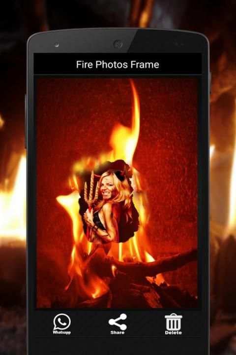 Fire Photos Frame screenshot 3