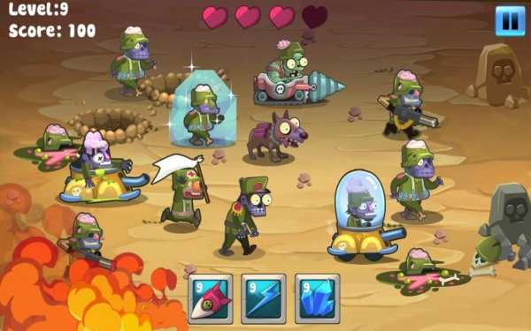 Zombie Smasher: War Defense Games screenshot 5