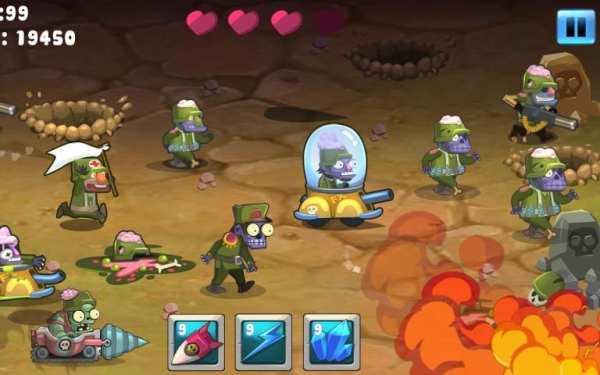Zombie Smasher: War Defense Games screenshot 3