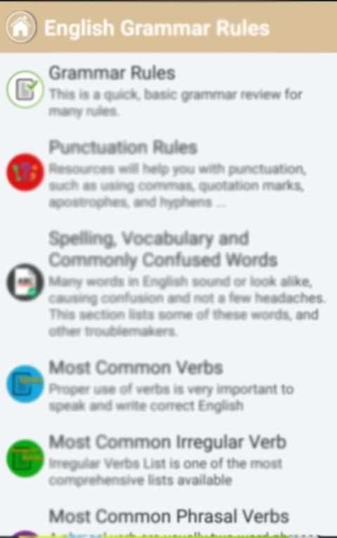English Grammar NEW скриншот 6