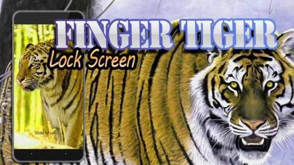 Finger Tiger Lock Screen screenshot 3