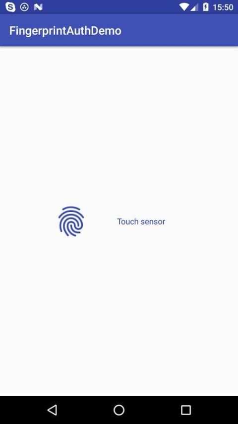 Fingerprint Auth Helper Demo स्क्रीनशॉट 2