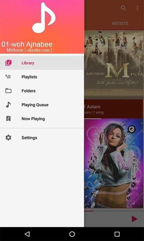 Music Player स्क्रीनशॉट 8