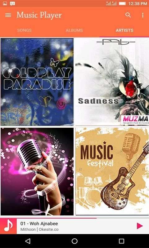 Music Player स्क्रीनशॉट 7