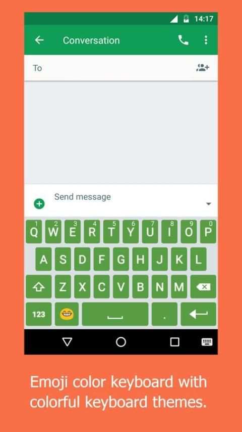 Emoji Color Keyboard Emoticon Emoji Keyboard Theme 2 تصوير الشاشة
