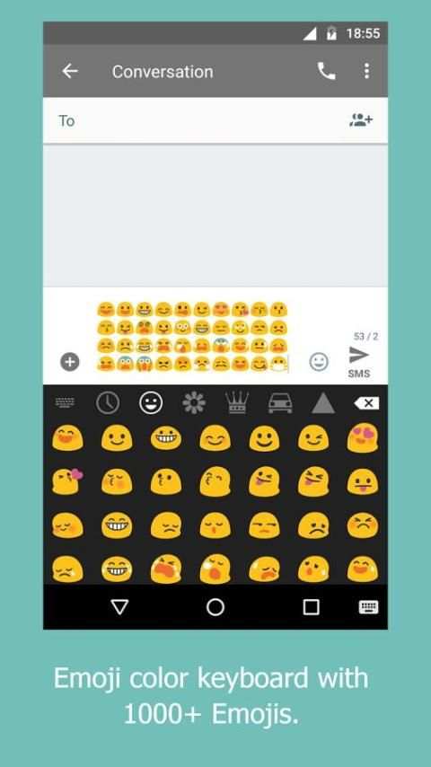 Emoji Color Keyboard Emoticon Emoji Keyboard Theme screenshot 4