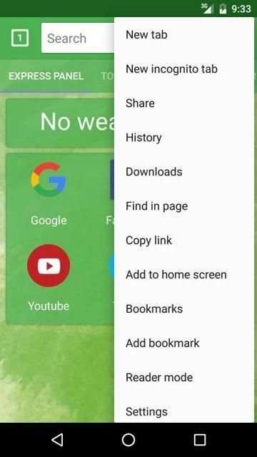 GO Browser - Fast and Save screenshot 2