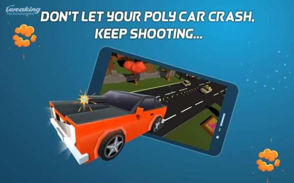 Poly Drive - Endless Power Attack скриншот 1