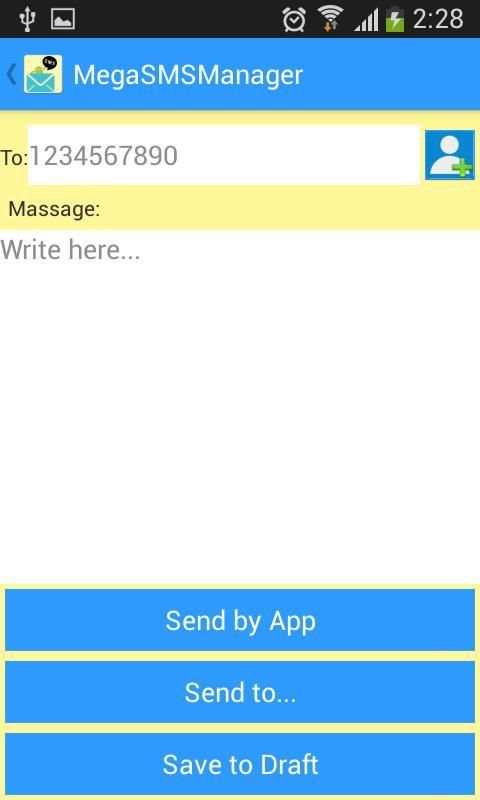 Mega SMS Manager Plus скриншот 17