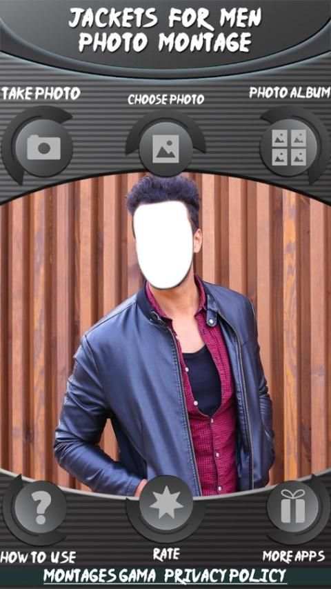 Jackets For Men Photo Montage 6 تصوير الشاشة