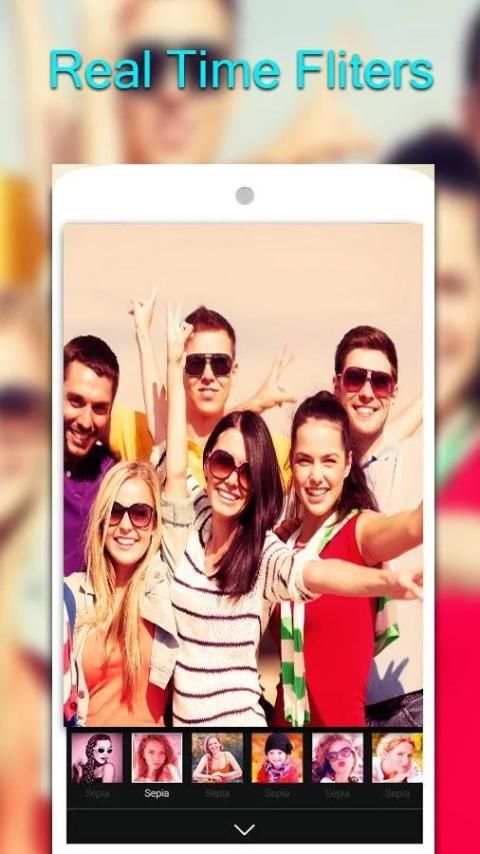Selfie Camera Photo Effects beauty cam 3 تصوير الشاشة