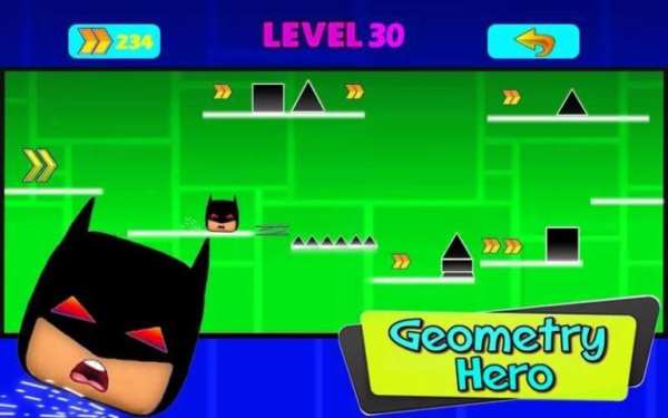Geometry Bat Dash Game скриншот 1