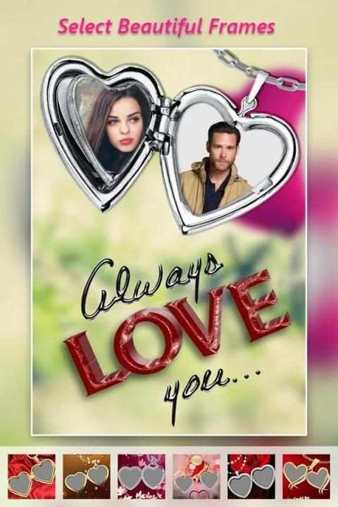 Romantic Love Locket Photo Frame скриншот 5