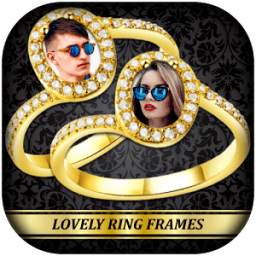 Lovely Ring Photo Frames : Wedding Photo Ring