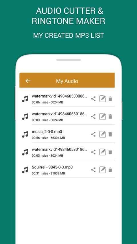 Audio Cutter and Ringtone Maker screenshot 1