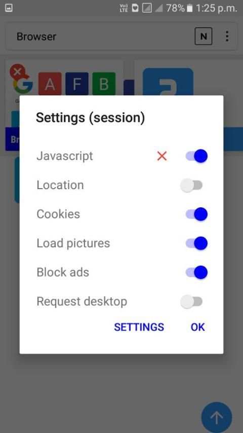 Assam Browser screenshot 2