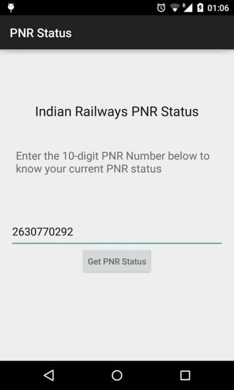 PNR Status скриншот 3
