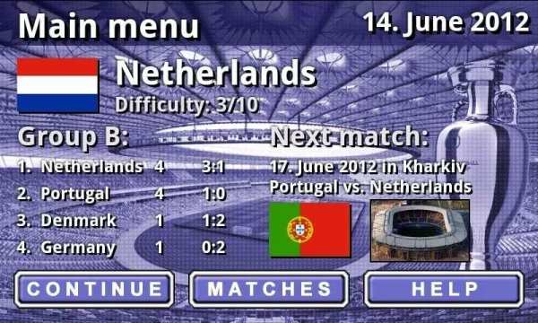 EURO 2012 Football/Soccer Game screenshot 6