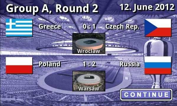 EURO 2012 Football/Soccer Game screenshot 1