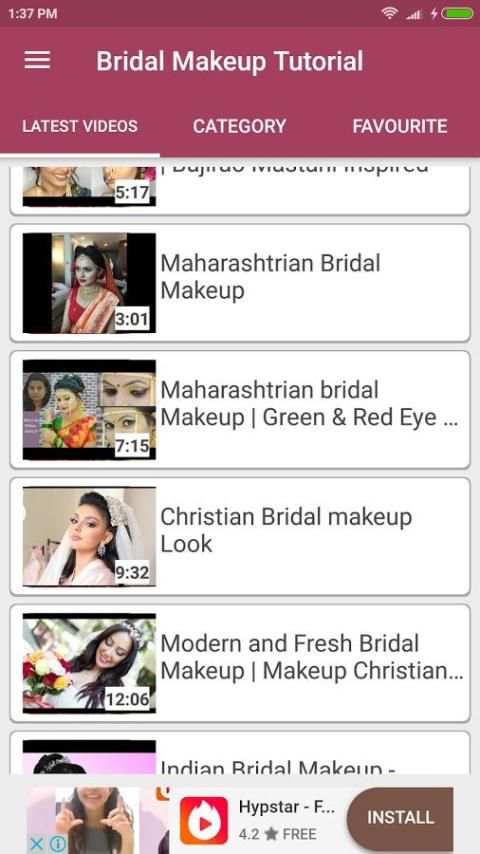 Bridal Makeup Videos 2018 скриншот 5