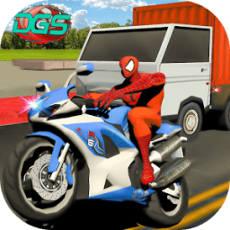 Super Spider Bike Flash Speed Traffic Racing Hero иконка