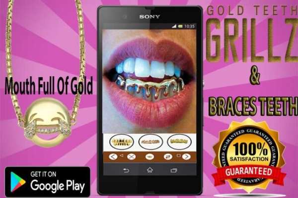 Gold Teeth & Braces photo editor screenshot 1