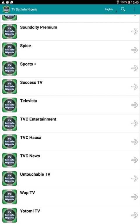 TV Sat Info Nigeria स्क्रीनशॉट 7