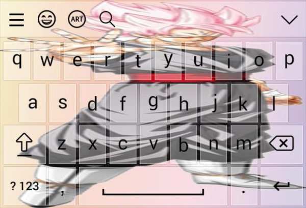 Dragon Goku Keyboard Theme screenshot 1