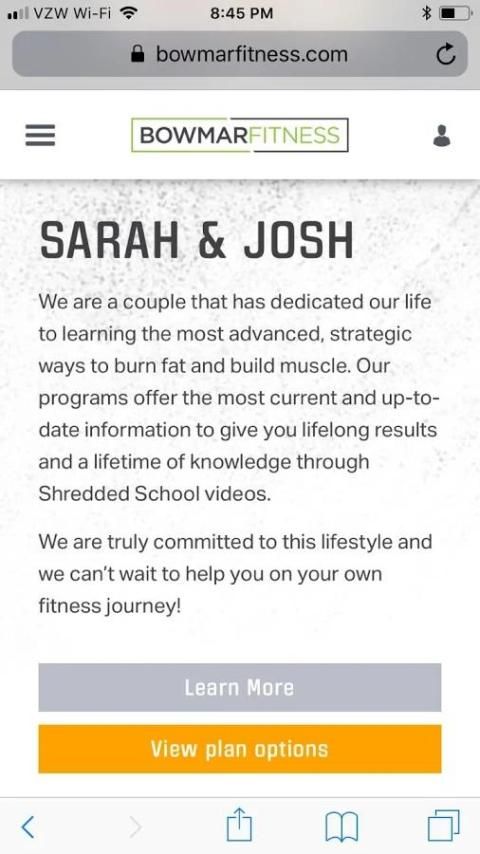 Bowmar Fitness screenshot 2