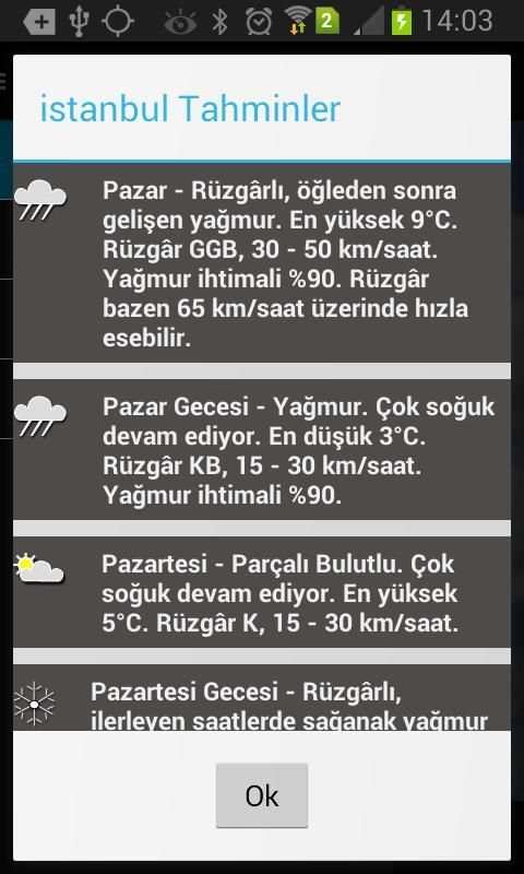 Türkiye Meteoroloji Uygulaması screenshot 4