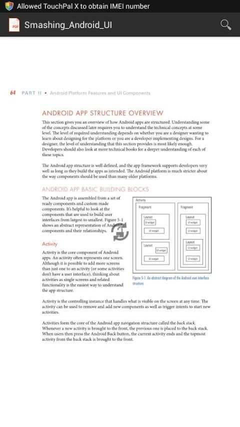 Lite PDF reader / viewer screenshot 1