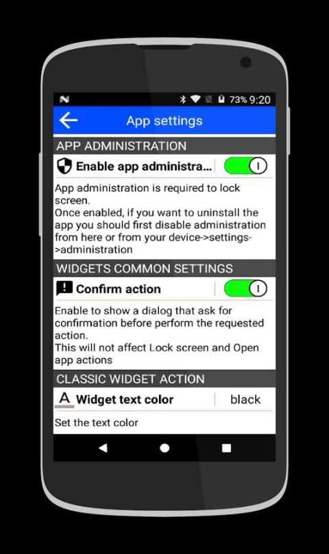 Screen lock & reboot widget स्क्रीनशॉट 7