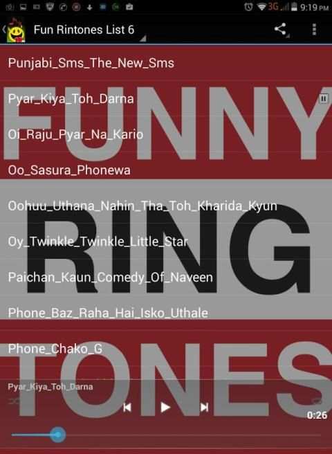 Top 1000 Funny Ringtones स्क्रीनशॉट 2