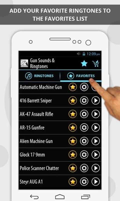 Gun Sounds & Ringtones скриншот 1